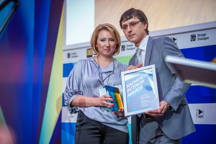Победа в номинации "Бренд и имидж" на Kazakhstan Interior Awards 2015